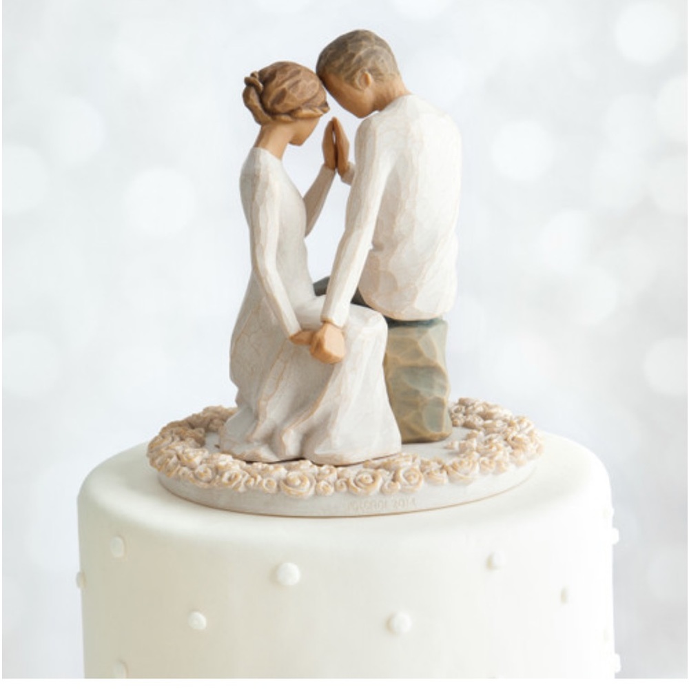 Willow Tree Around You Cake Topper